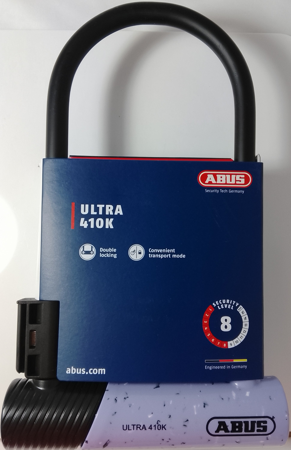 Замок ABUS U образный 410K/170HB230 фиолетовый SH Ultra
