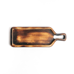 Доска для подачи блюд и закусок из древесины сибирского кедра "бутылка". RD96