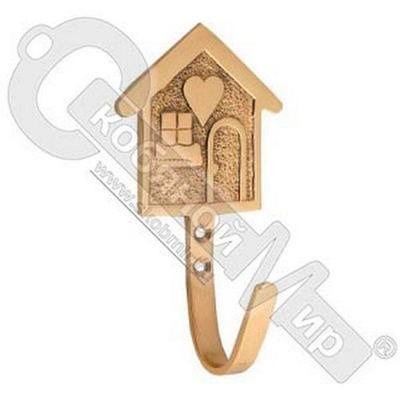 Крючок L.Baskerville LB-118 Домик 105mm золото