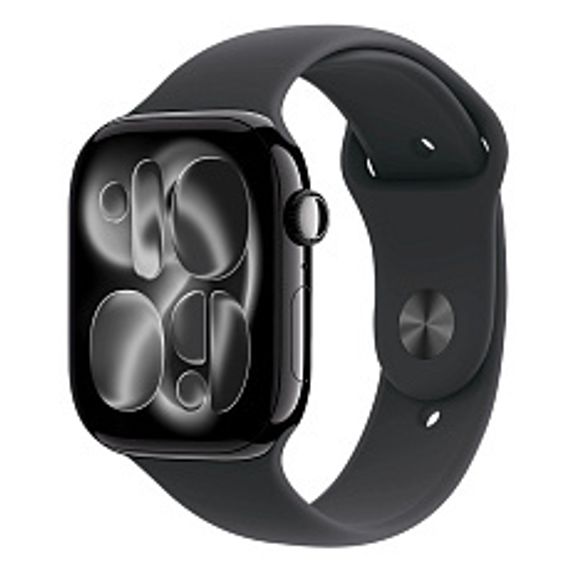 Часы Apple Watch Series 11 46mm Jet Black Aluminium Case, Sport Band (Black) M/L