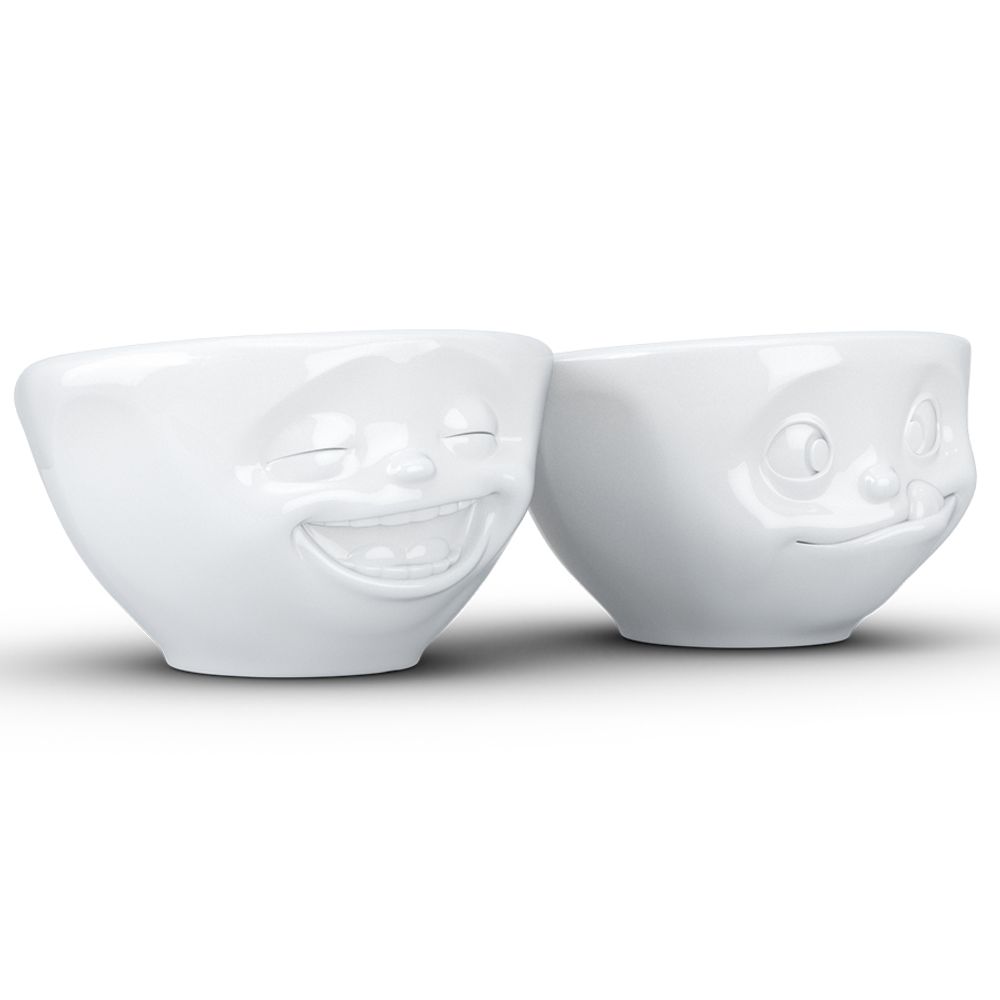 Набор чаш Laughing & Tasty, 100 мл, белый, 2 шт.