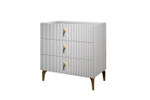Комод Garda Decor Дориа(Doria) белый 74*40*76 см