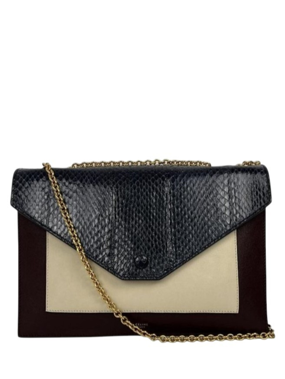 Сумка Celine Tri Color Python and Leather Pocket