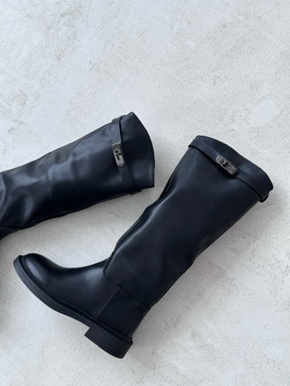 Сапоги из эко кожи