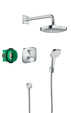 Душевой набор Hansgrohe 27294000 Croma Select E / Ecostat E
