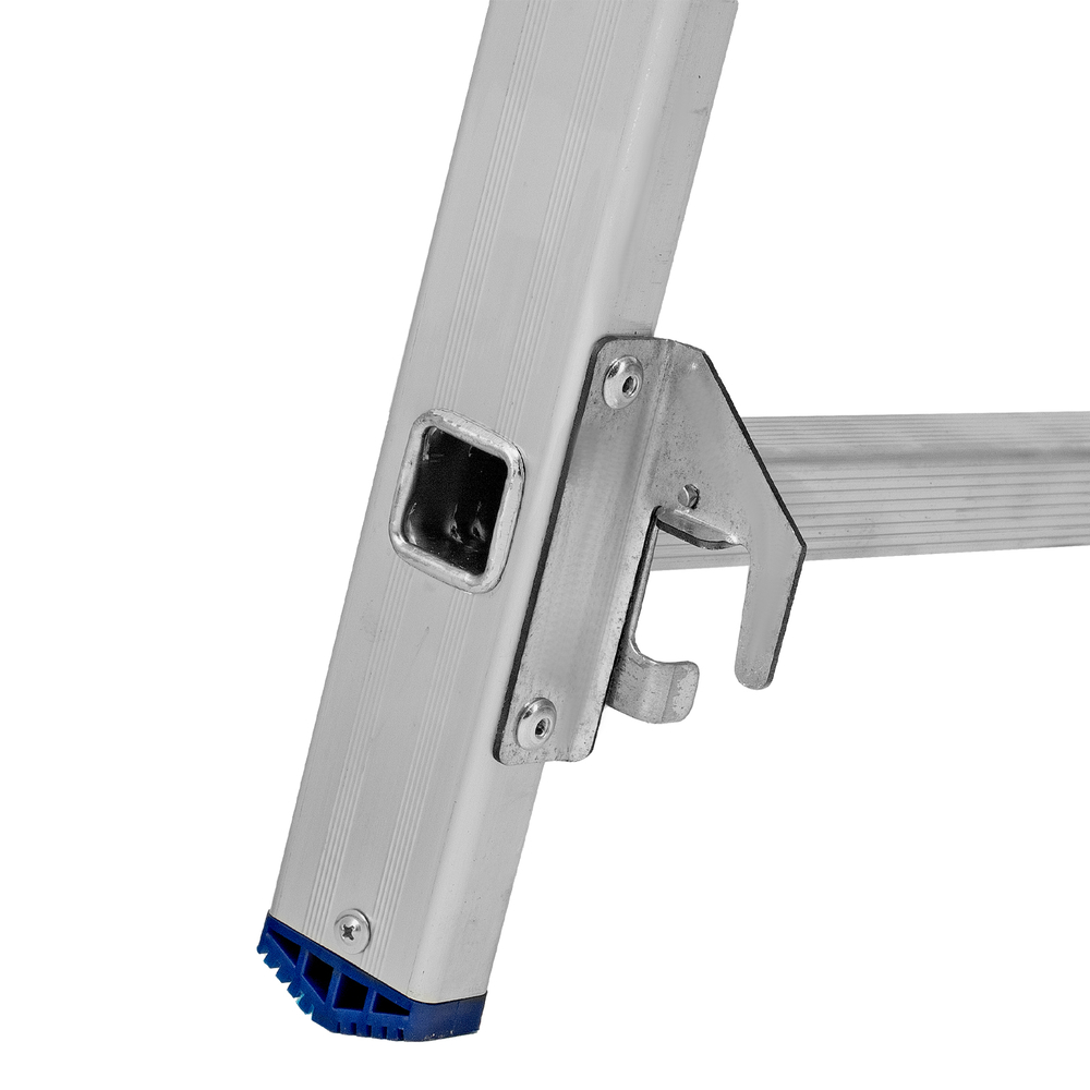 Лестница Сибртех трехсекционная 8 ступеней, алюминиевая