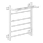 Полотенцесушитель MIXLINE FORTUNE  60х50 (таймер, 445 Вт, 5 перекладин + ПОЛКА) электрический БЕЛЫЙ