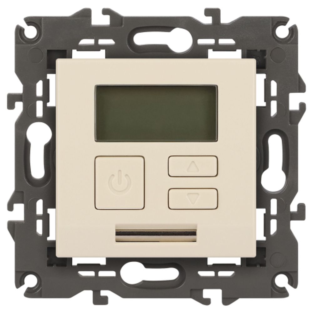 14-4111-02 ЭРА Терморегулятор универс. 230В-Imax16А, IP20, Эра Elegance, сл.кость | Elegance Слоновая кость