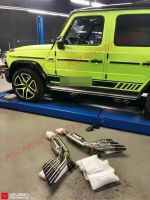 Выхлопная система с заслонками для Mercedes-Benz Benz G-class AMG G63 G550 W463A W464 #2