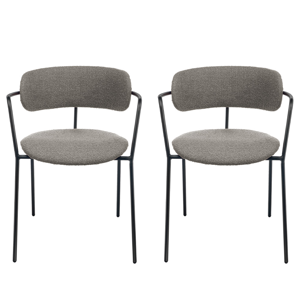 Комплект из 2-х стульев Ant букле серый