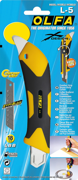 OLFA 18 мм, трещоточный нож (OL-L-5)
