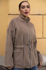 Пальто Альпака (бежевое) Б14139-7М LT Collection