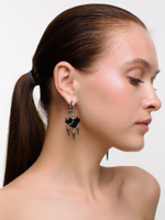 Серьги "Black soul 4 Thorns" Silver