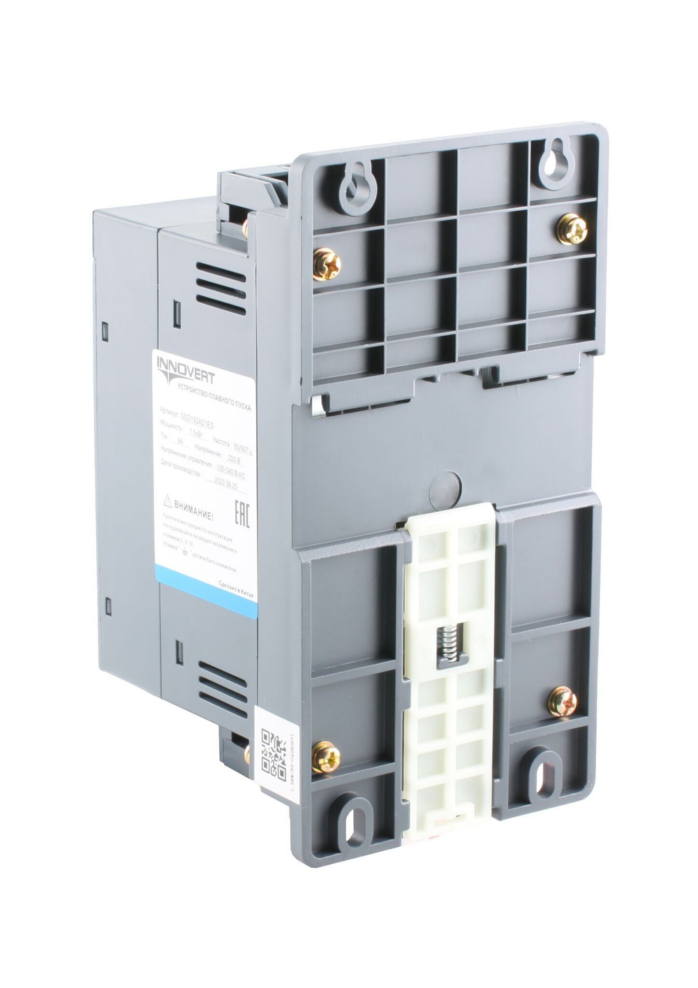 Устройство плавного пуска INNOVERT SSD751D43E, 0,75кВт, 380В, 1.5А