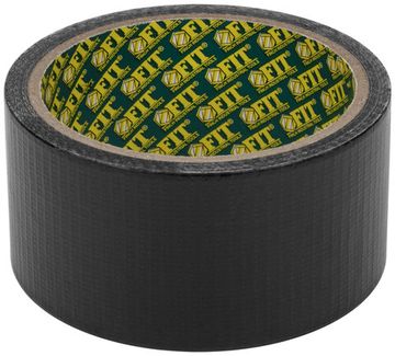 Лента клейкая универсальная армированная "Ductape", черная, 48 мм х 10 м