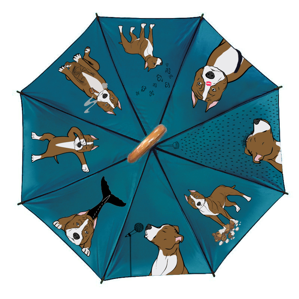 Зонт "Веселые Стаффы"