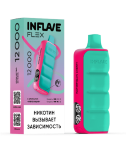 Inflave Flex Арбуз вишня 12000 затяжек 20мг Hard (2% Hard)