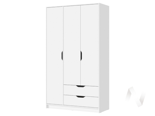 Шкаф 3-х створчатый ШК 03 МС Руна (белый/белый)