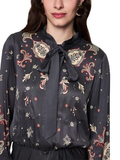 Marc Cain Платье из вискозы с воротником-бант