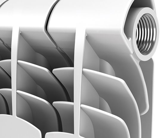 Биметаллический радиатор Royal Thermo Vittoria Super 300 - 10 секций