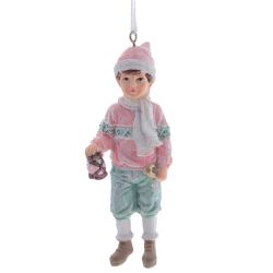GAEM Изделие декоративное подвесное "Девочка/Мальчик", L5 W4 H11,5 см, 6в.