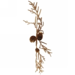 Композиция новогодняя хвойное украшение «Волшебный иней» , 44 см