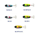 Блесна для рыбалки Monni 60/15 с камнем, BL/GR/Fye-S