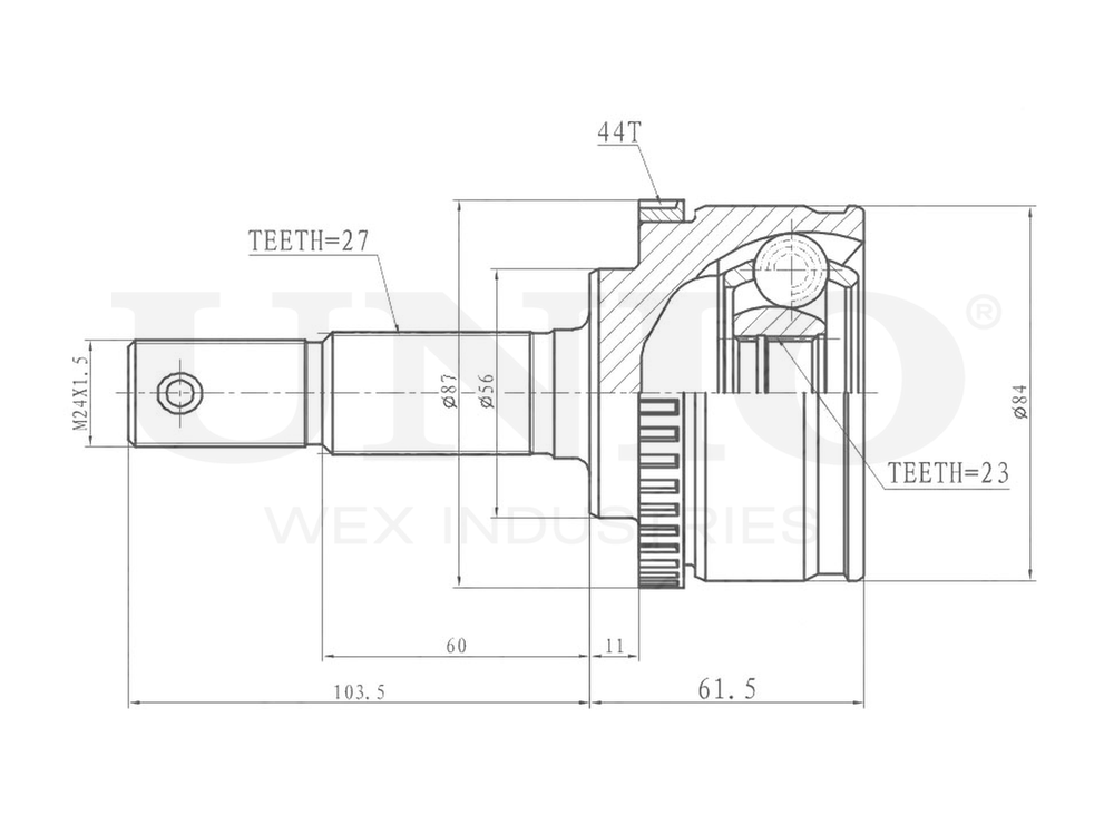 ШРУС внешний UNIO CVJ-20148