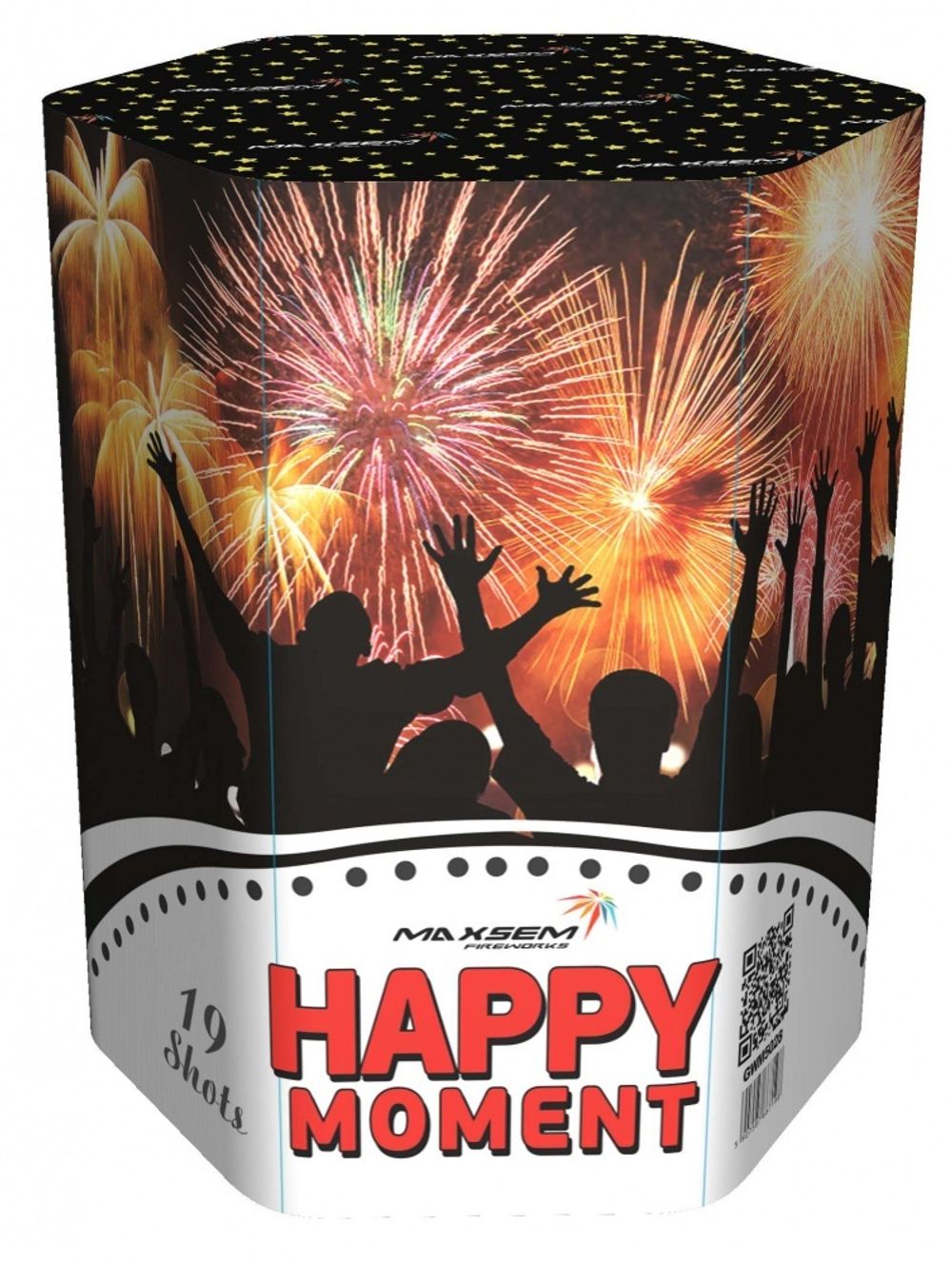 Батареи салютов GWM5028, HAPPY MOMENT, 1,2"/19 залпов