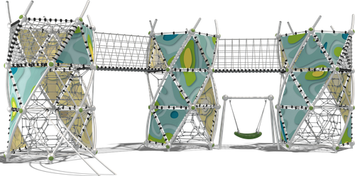 Гибкие элементы для лазания, ДНК-Паруса (паттерн Papercut)