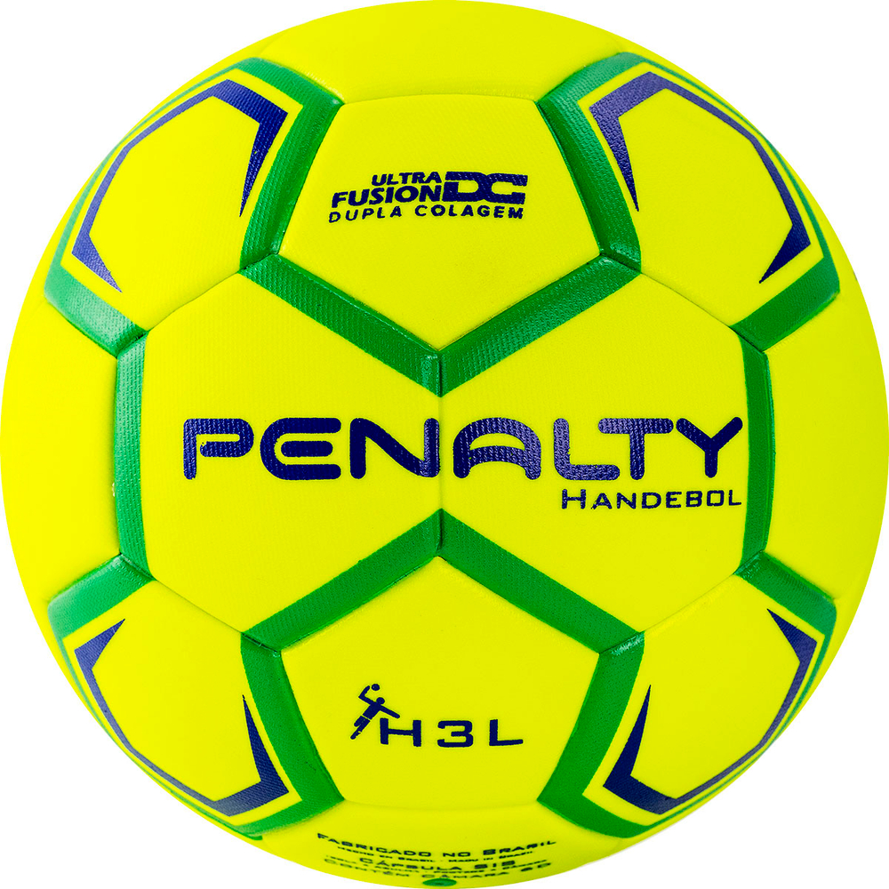 Мяч гандбольный PENALTY HANDEBOL H3L ULTRA FUSION X 5203632600-U, размер 3, желто-зелено-синий