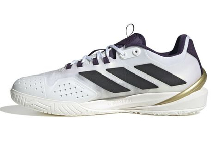 Мужские кроссовки теннисные Adidas Adizero Cybersonic 2 M NM - cloud white/core black/aurora plum