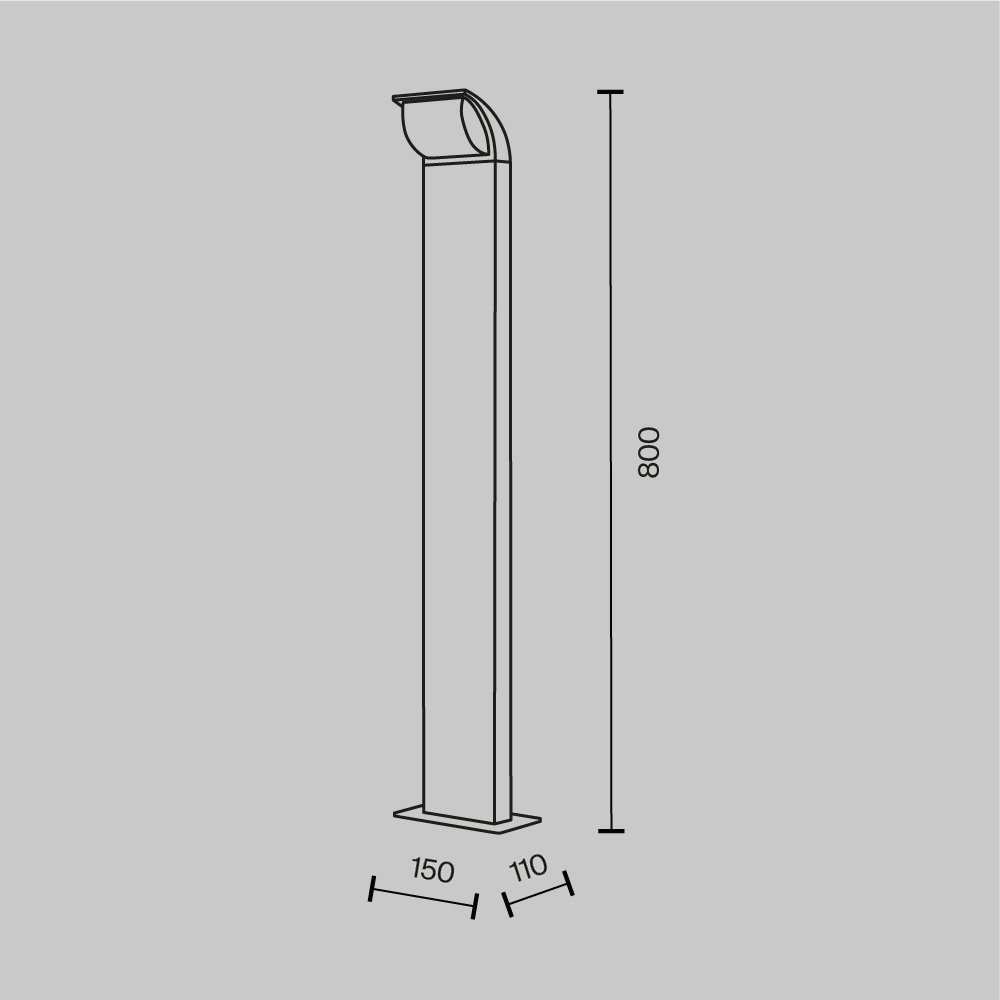 Ландшафтный светильник Outdoor O446FL-L7GF3K