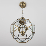 Citilux Витра-1 CL442130 Люстра подвесная витражная Бронза