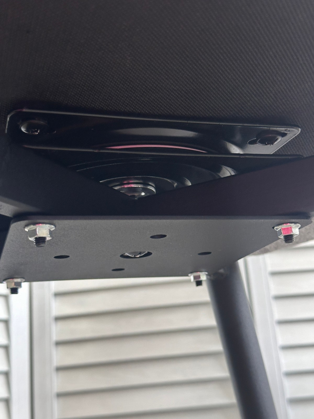 Стул М-City DISAUR Altair поворотный на поворотный на 360 градусов, Ns10 Серый, букле, Черный каркас,