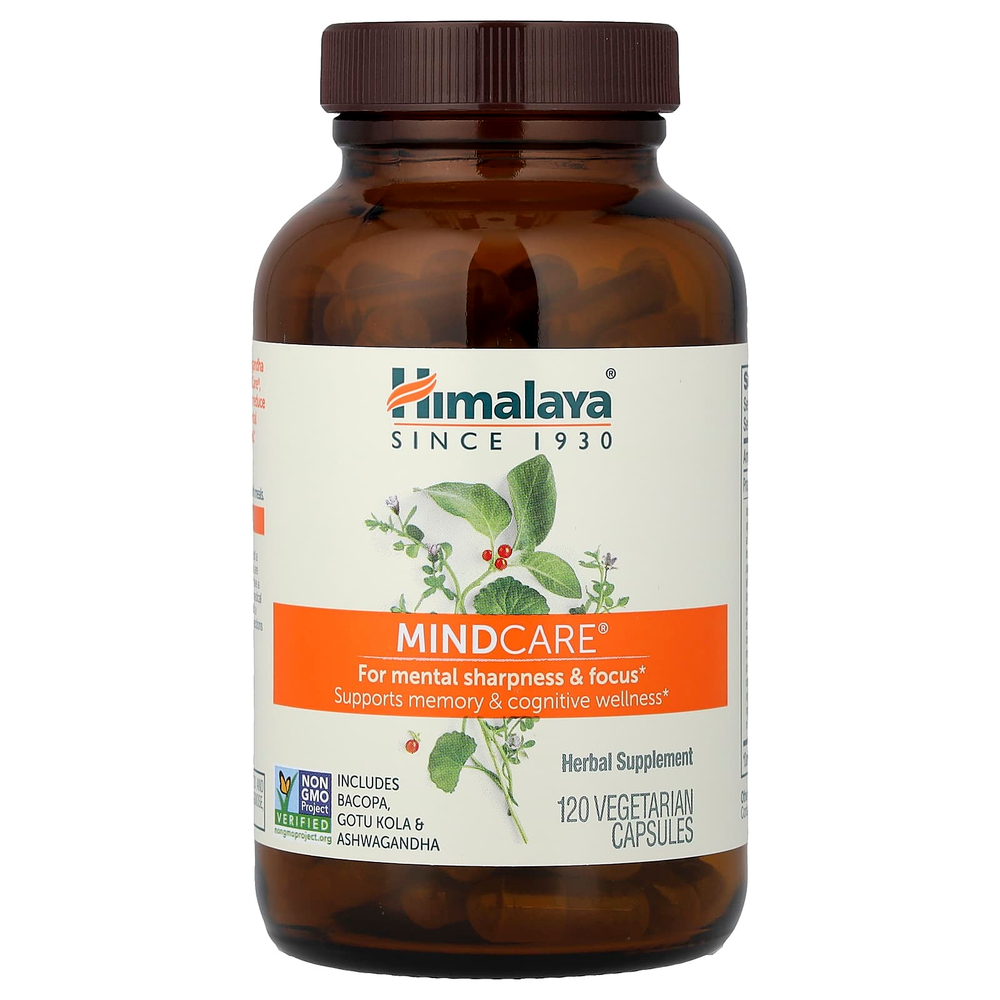Himalaya, MindCare®, 120 вегетарианских капсул