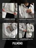 Куртка осенняя оверсайз с капюшоном