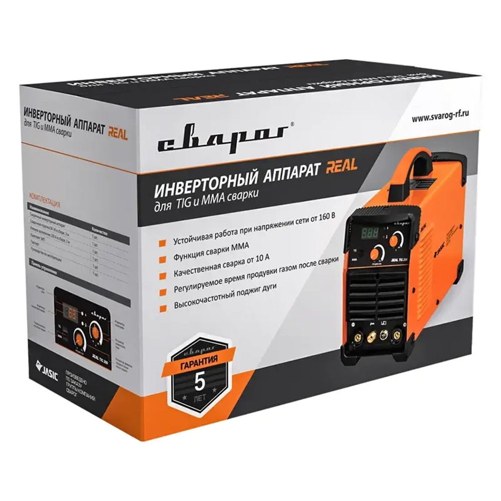 Сварог REAL TIG 200 W223 сварочный инвертор tig 00000093556