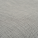 Покрывало из жатого хлопка серого цвета  из коллекции essential, 230х250 см