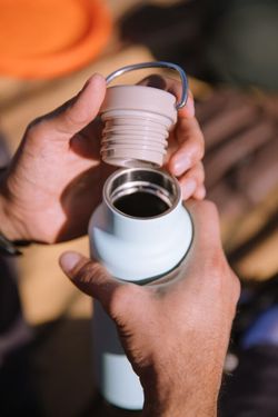 Термобутылка Klean Kanteen NEW Insulated Classic 20oz (592 мл) Blue Tint