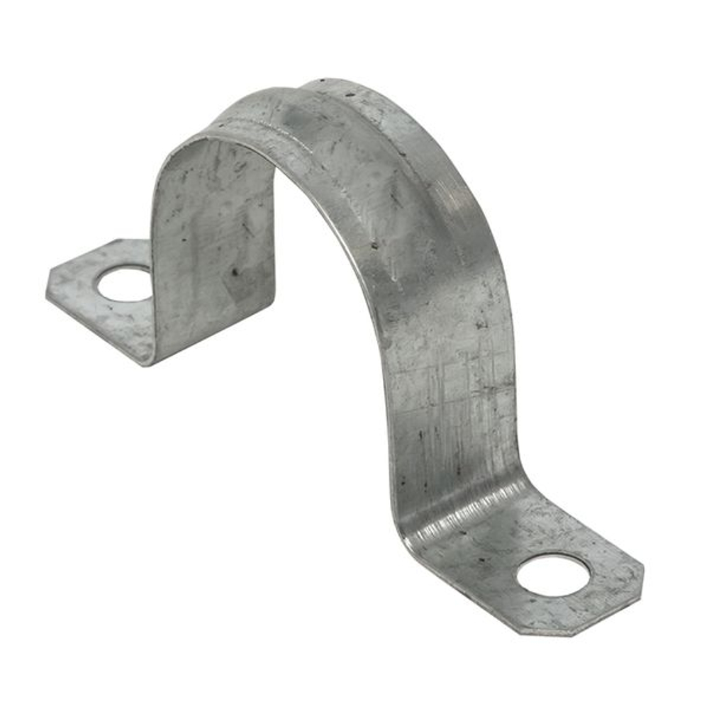 Скоба металлическая двухлапковая d31-32 мм (10 шт) EKF PROxima (10.00 шт.)