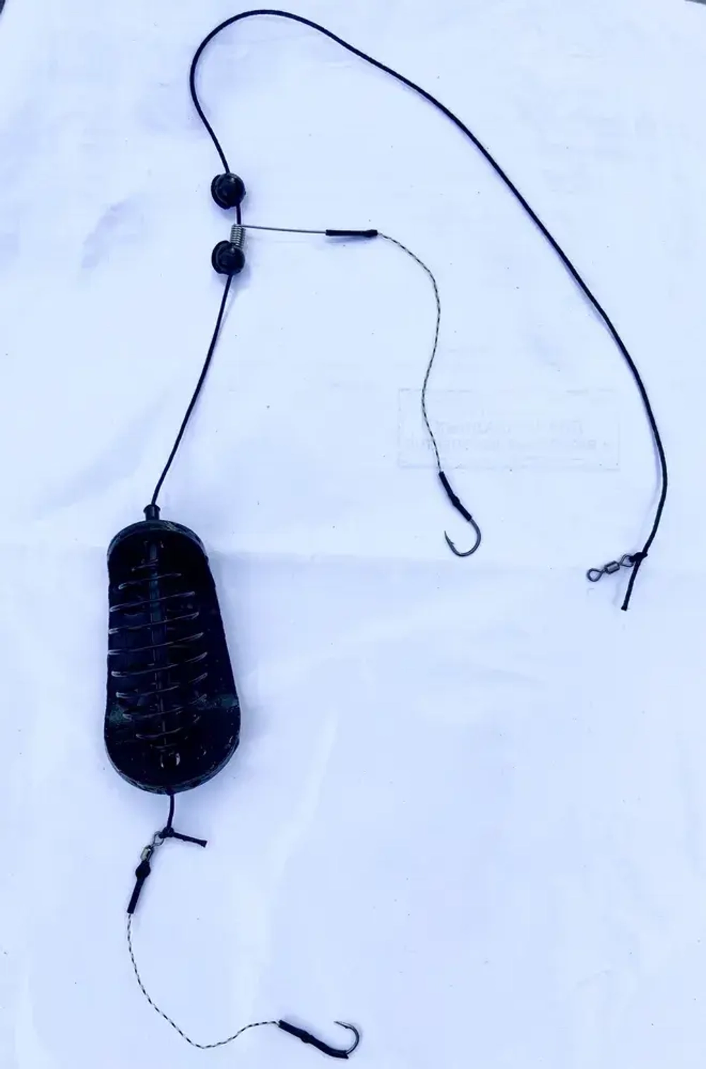 Оснастка фидерная Сазан, снасть рыболовная на сазана ЛЫЖА