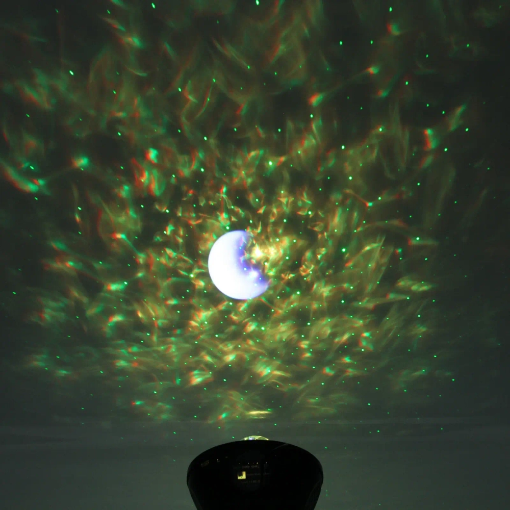 Световой прибор Лазер «Сфера» 17*12 см, Bluetooth, USB, пульт д/у , питание от USB (Type-C)