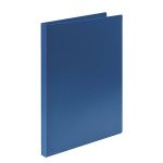 Папка с кольцами LITE А4 2 кольца 500 мкм 21 мм синий пластик
