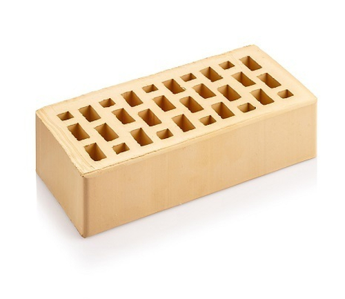 Кирпич керам. пуст. одинарный облицовочный М-150 Ваниль (420 шт.) Саранск-Магма