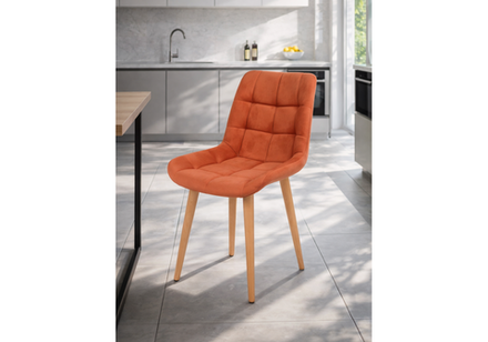 Стул деревянный Woodville Челси 360 терракотовый (zd 432), светлое дерево np