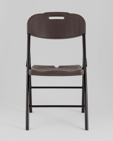 Стул складной банкетный коричневый под дерево