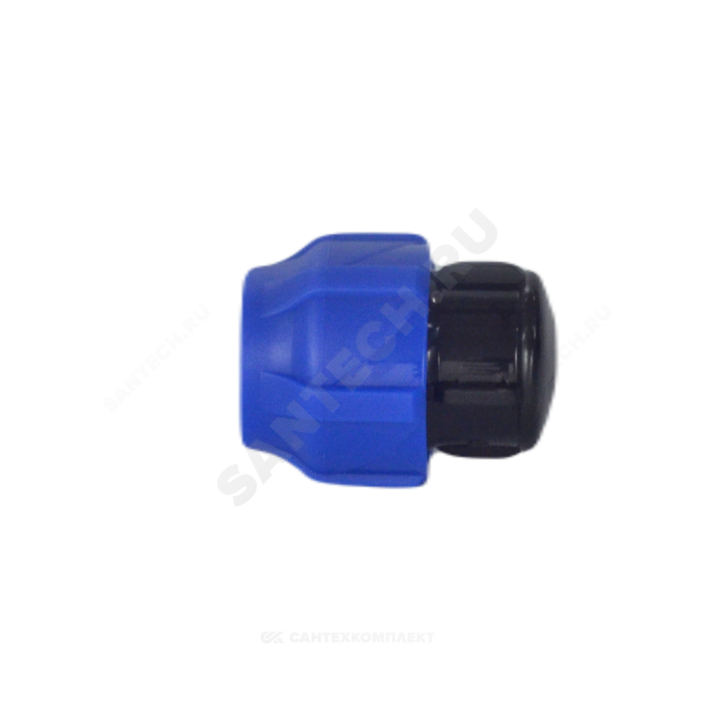 Заглушка компрессионная ПЭ Дн 25 Ру16 VALFEX 121001123025