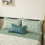 Комплект постельного белья на резинке Сатин Aurora Veil/Вуаль Авроры с Покрывалом AVR006