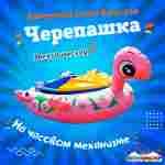 Электрическая бамперная лодка «Черепашка» XL, взрослая на часовом механизме